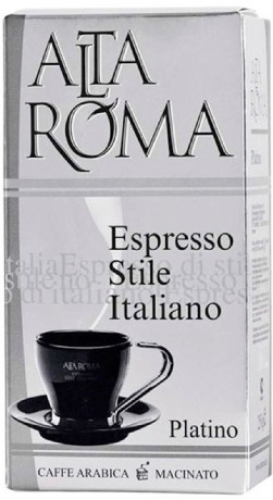 Кофе молотый ALTAROMA Platino, 0,25 кг