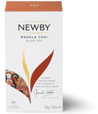 Черный чай Newby Масала Чай в пакетиках