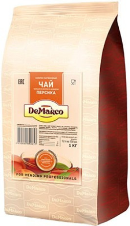 Чайный напиток растворимый со вкусом и ароматом персика DeMarco