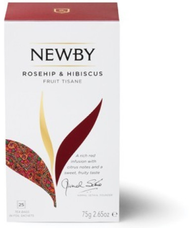 Тизан Newby Шиповник и Гибискус, в пакетиках 