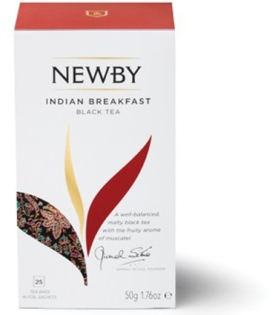 Черный чай Newby Индийский Завтрак в пакетиках