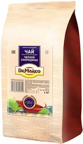 Чайный напиток растворимый со вкусом и ароматом черной смородины DeMarco