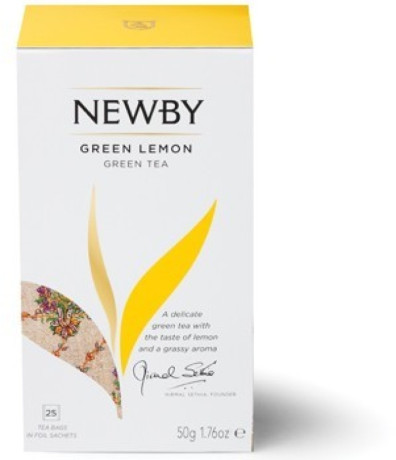 Зеленый чай Newby Зеленый Лимон в пакетиках