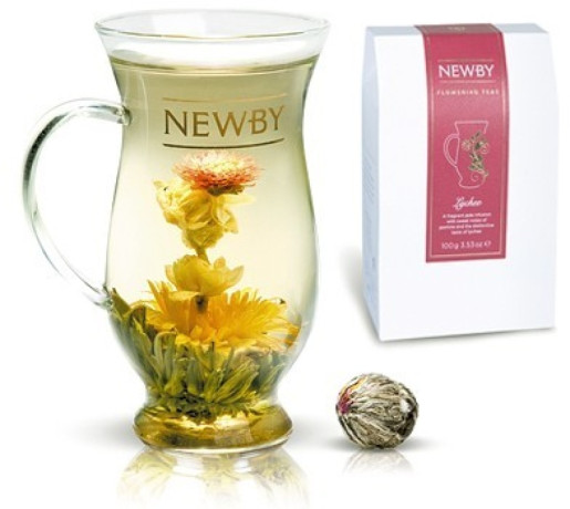 Newby Личи Распускающийся чай на чашку