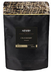 Листовой черный чай Newby Клюква, 100 г